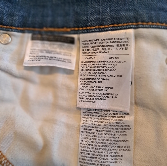 Levi's 569 men's size 38 jean shorts, VGUC - Picture 5 of 8